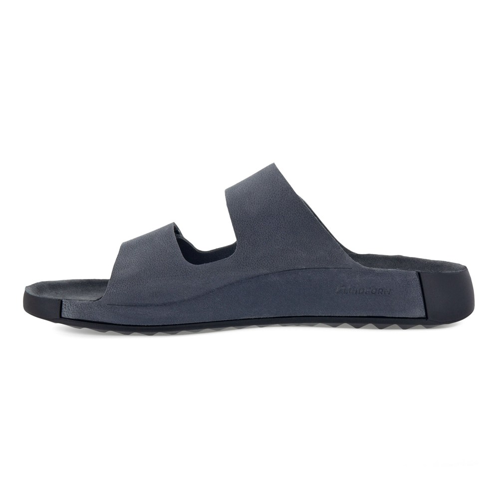 Sandalias Hombre - ECCO 2Nd Cozmo Flat - Grises Oscuro - UNK514673